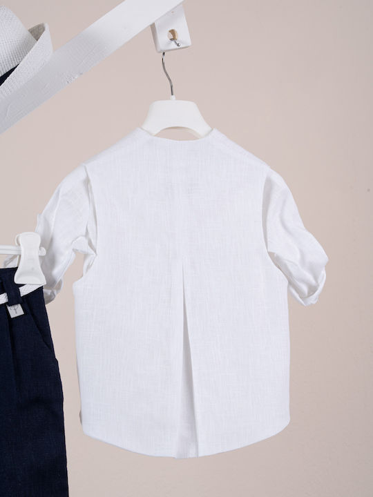 Piccolino Baptism Suit for Boys Hector Navy Blue