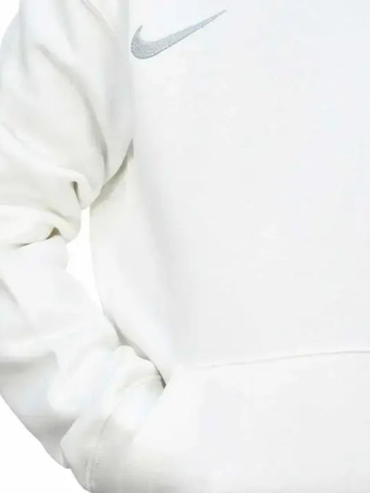 Fleece Kids Sweatshirt with Hood and Pockets White Park 20