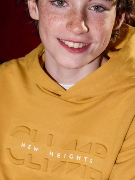 Kids Sweatshirt with Hood and Pockets Honey