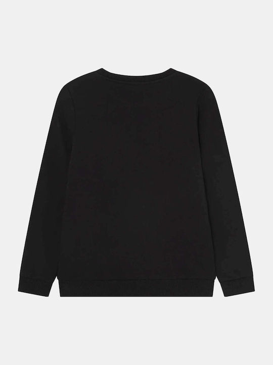 Fleece Kinder-Sweatshirt Schwarz Core