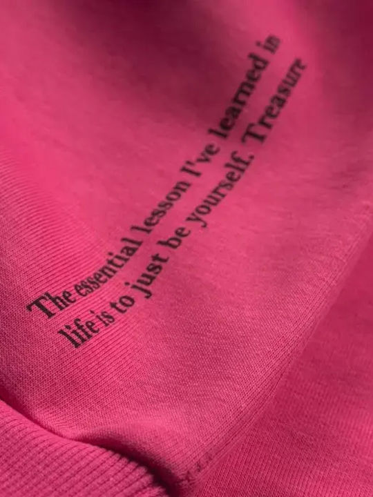 Hanorac Copii cu Glugă Fuchsia