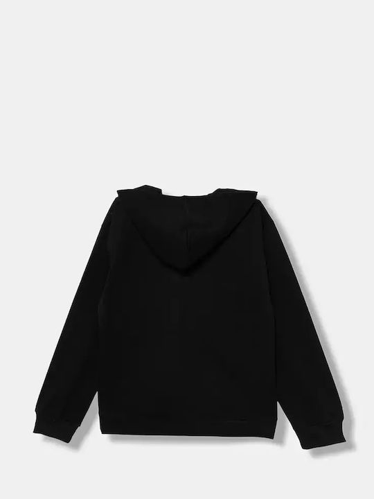 Kids Sweatshirt with Hood Black