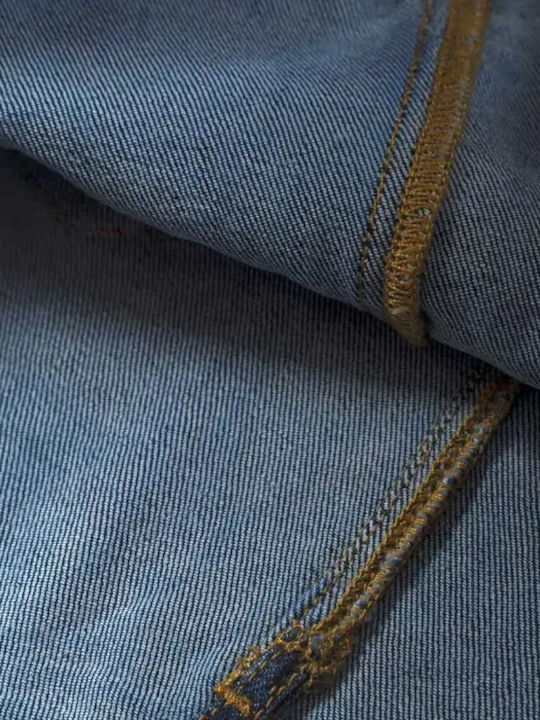 Kinder Latzrock aus Jeans Blau