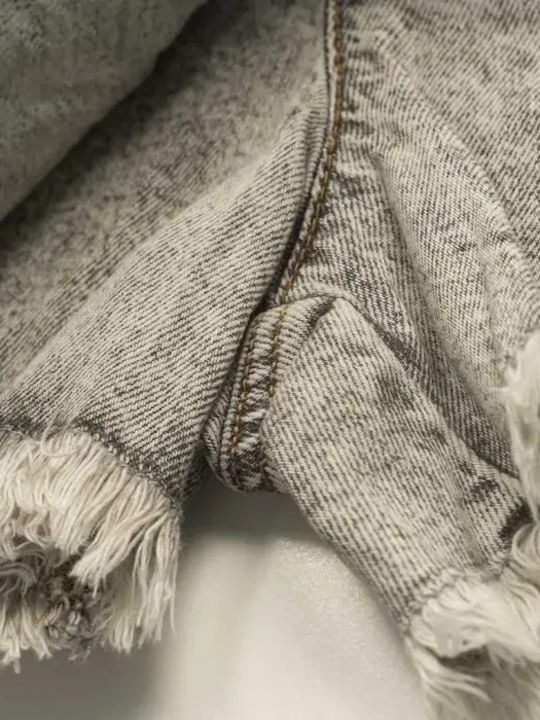 Kids' Denim Skirt Gray