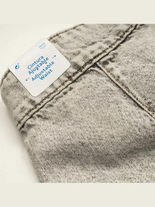 Kids' Denim Skirt Gray
