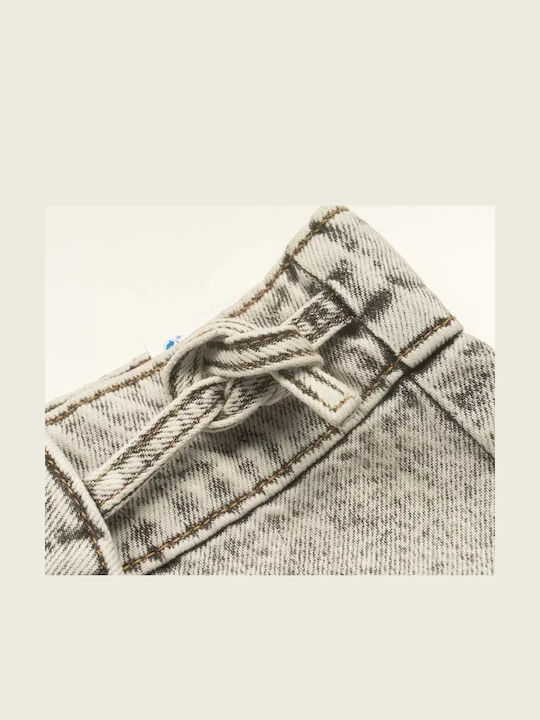 Kids' Denim Skirt Gray