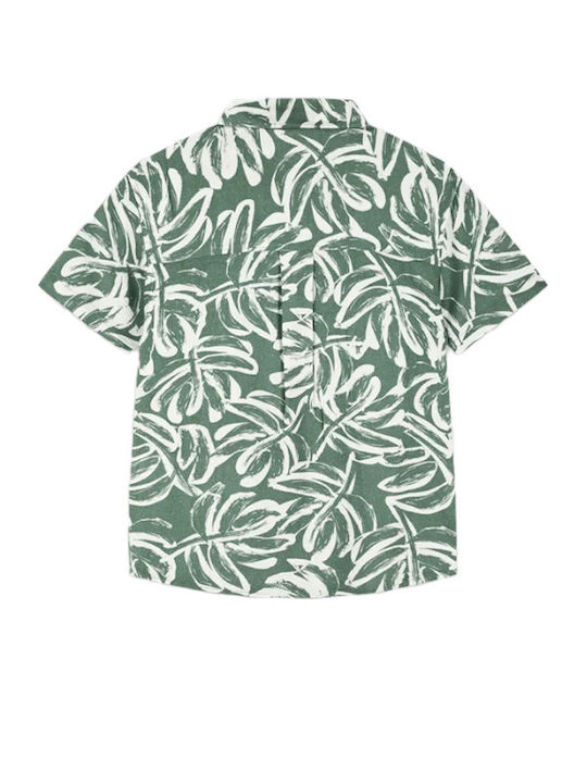 Kids Floral Short-Sleeved Multicolour Shirt