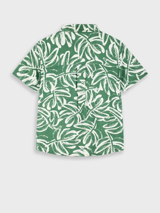 Kids Floral Short-Sleeved Multicolour Shirt