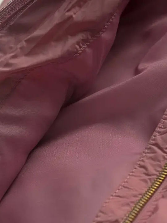 Παιδικό Casual Μπουφάν Αμάνικο Κοντό με Κουκούλα Pink