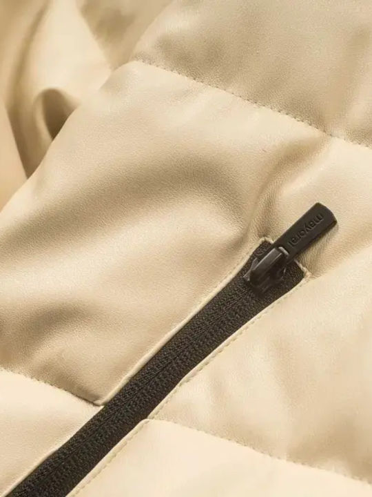 Kids' Casual Jacket Short Beige Skoro