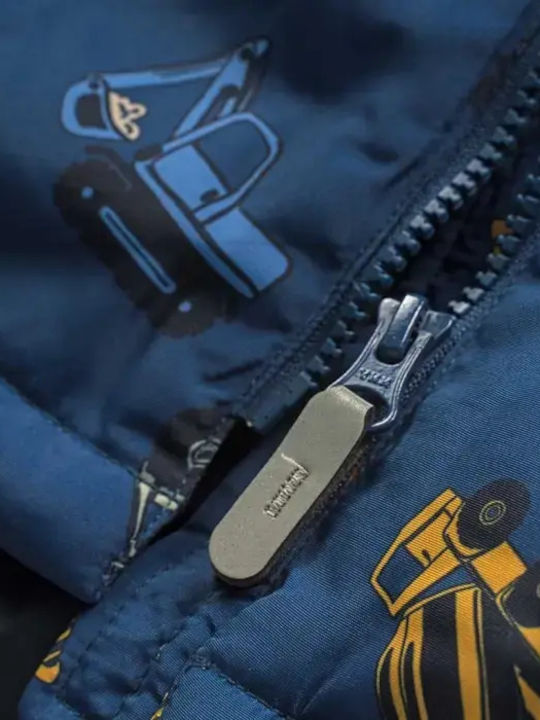 Kinder Freizeitjacke mit Kapuze Navy Blue