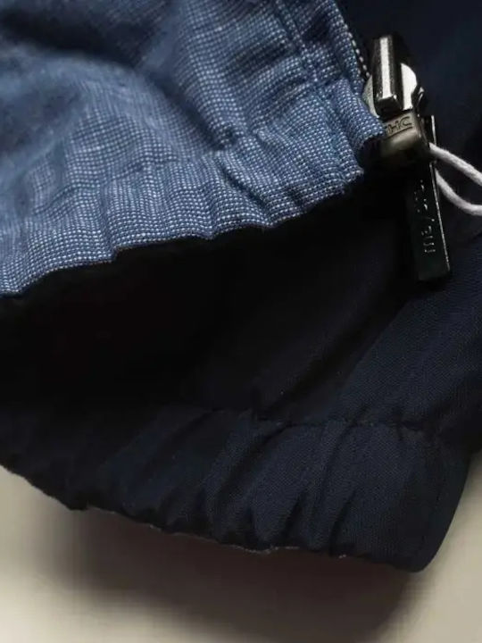 Παιδικό Casual Μπουφάν Αντιανεμικό Διπλής Όψης Μπλε
