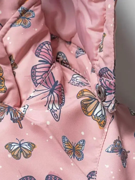 Kids' Casual Jacket Short with Hood Lilac