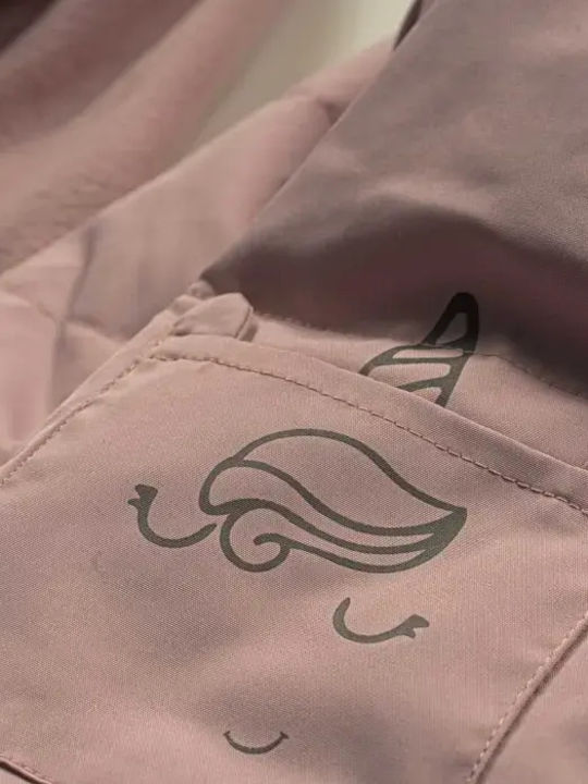 Kinder Freizeitjacke mit Kapuze Pink