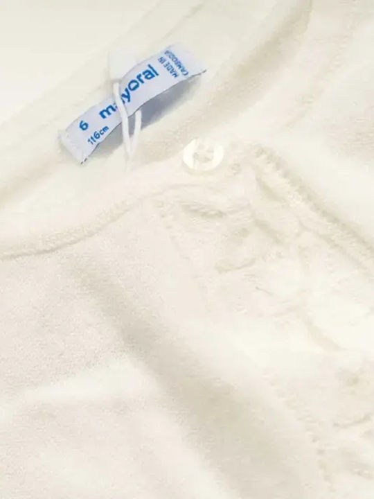 Kids Cotton Bolero Ecru