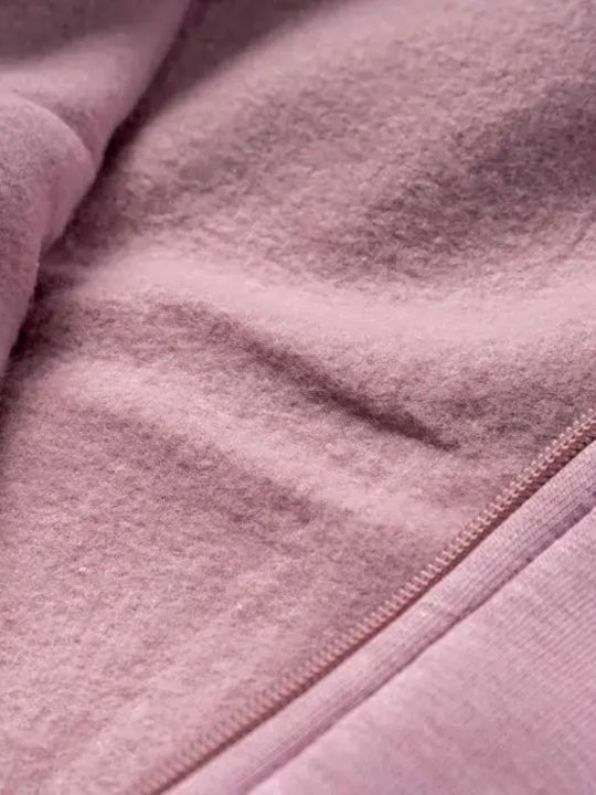 Kids Cardigan Sweatshirt Knitted with Hood Lilac