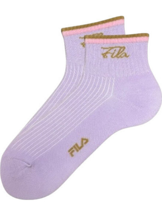 FILA Kids' Socks White/Beige/Lilac 3 Pairs
