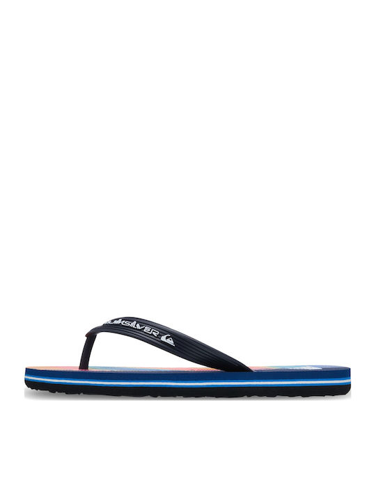 Kids' Flip Flops Blue Molokai Art