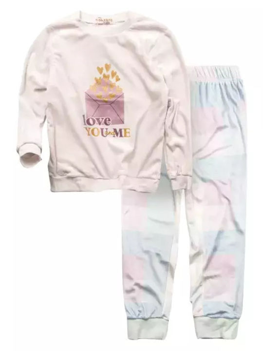Evita Kids' Pajamas Winter Velvet Purple