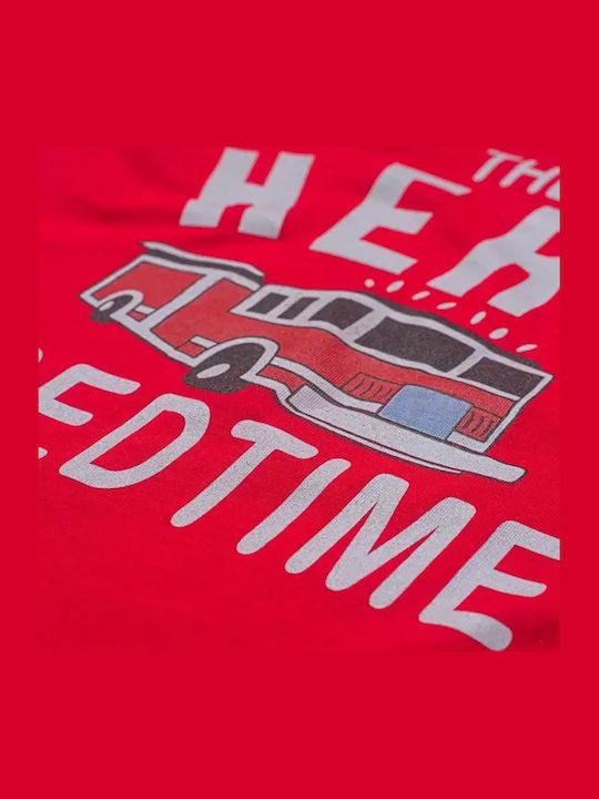 Hashtag Kids' Pajamas Summer red