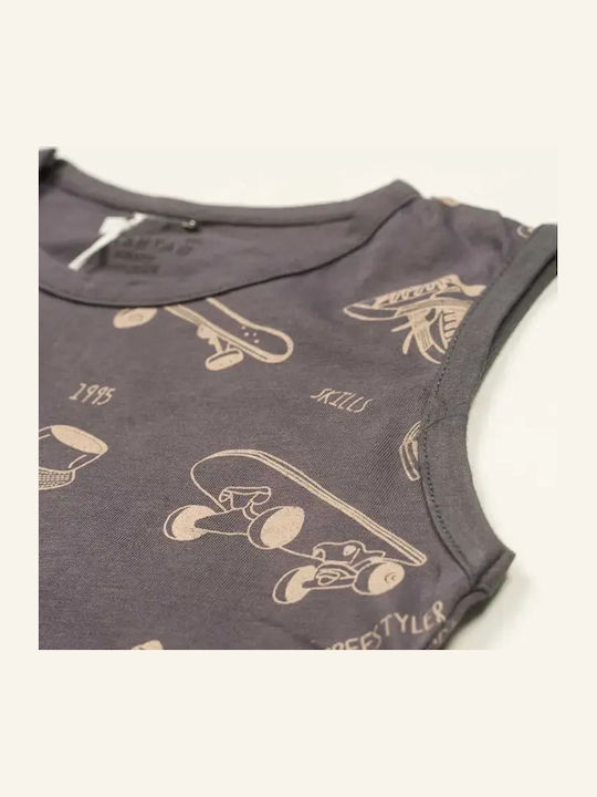Hashtag Kids' Pajamas Summer Gray