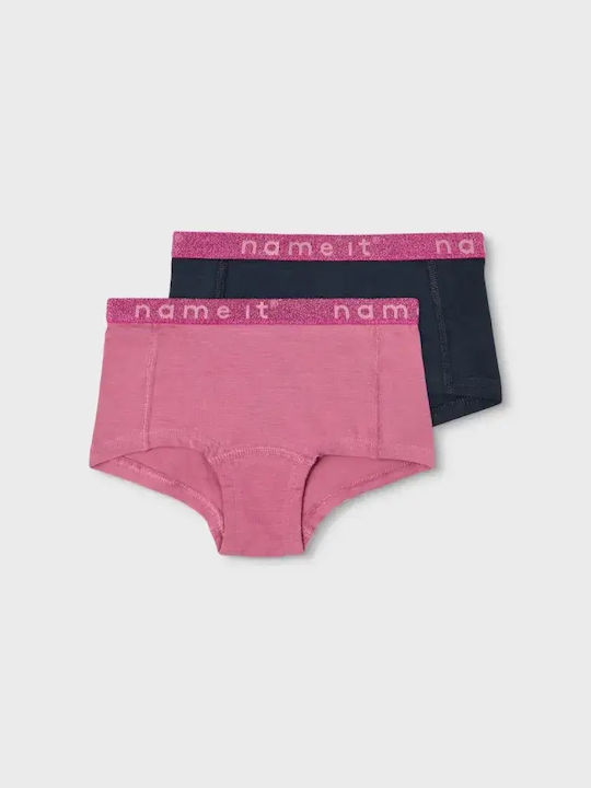 Name It Kids' Set with Boxers Pink 2pcs
