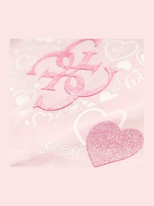 Kids' Set with Leggings Winter 2pcs Cotton Candy Pink