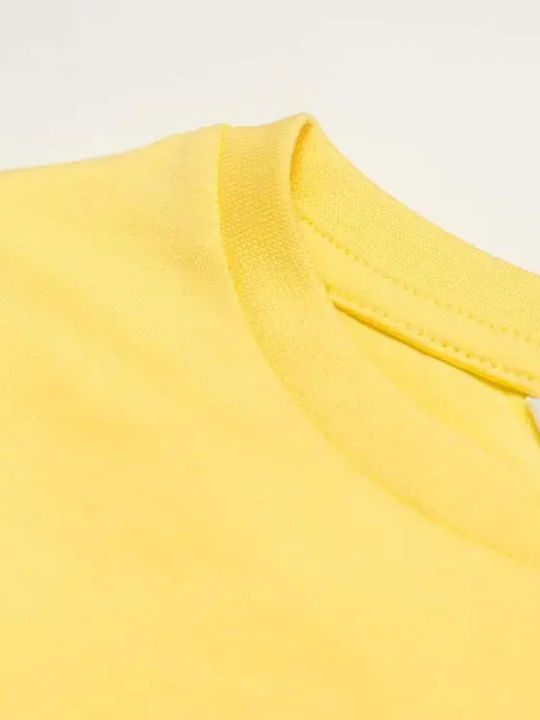 Kids' Set with Shorts Summer 3pcs Yellow