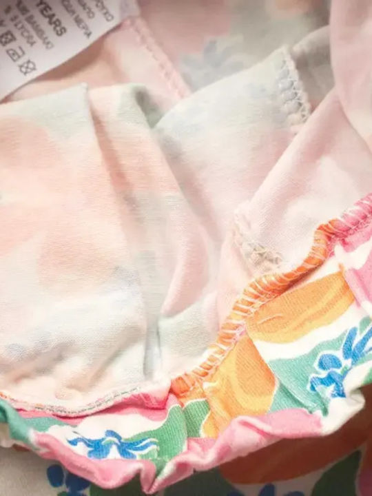 Kids' Set with Shorts Summer 3pcs White "love