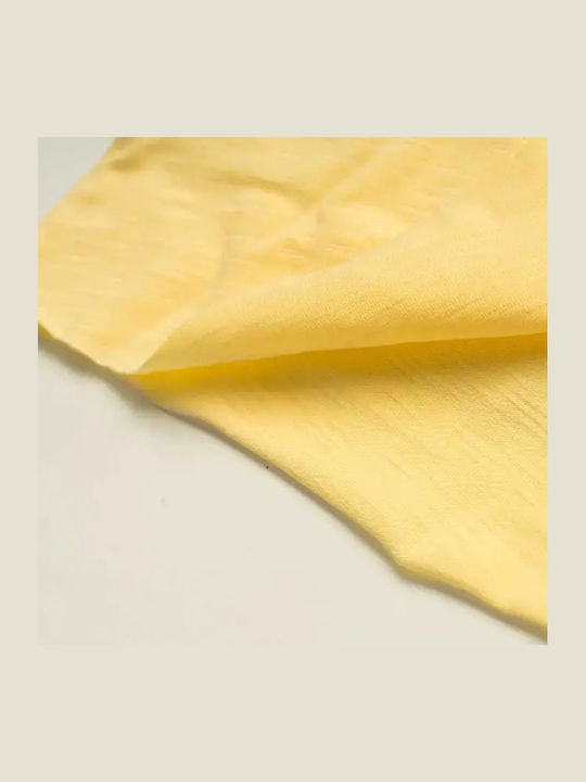 Kids' Crop Top Sleeveless Yellow