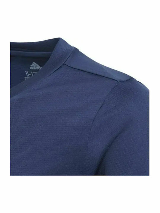 Kids' Shirt Long Sleeve Blue Team Base