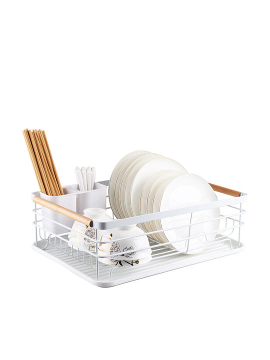 Elitehoff Στραγγιστήρι Νεροχύτη Μεταλλικό Ροζ 43x32x14cm