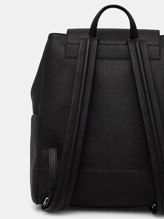 Emblem Women's Backpack Shoulder Bag Black