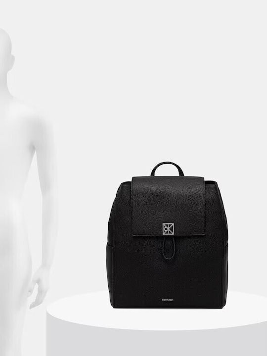 Emblem Women's Backpack Shoulder Bag Black