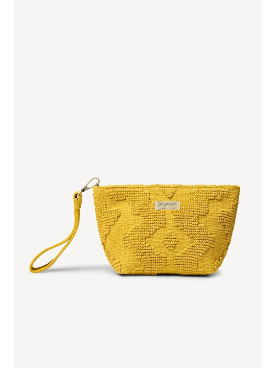 Marsala Fabric Women's Handbag Yellow