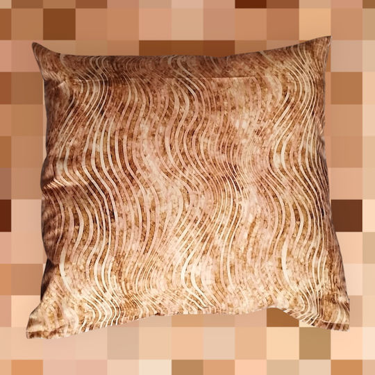 Oxygen Dekorativer Kissenbezug Sand Waves Beiges 45x45cm Oxygen Dekorativer Kissenbezug Sand Waves Beiges 45x45cm