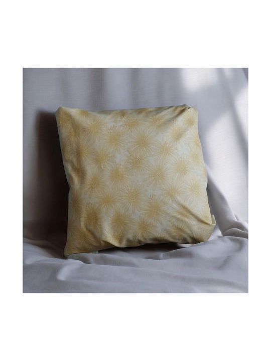 Oxygen Eco Text Fabric Multicolour Decorative Pillow Case 45x45cm