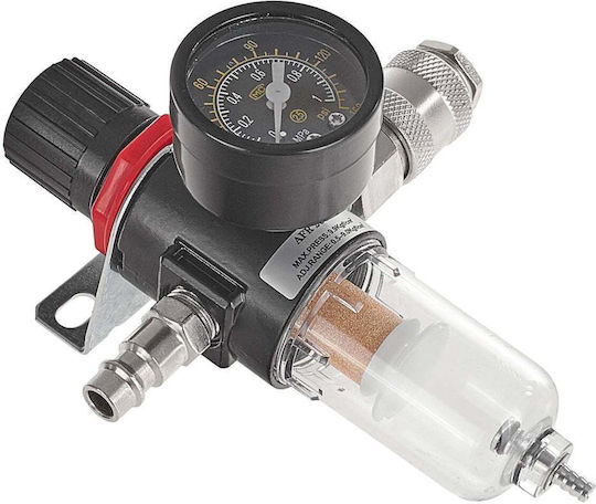 Regulator Presiune Manometru Trapă Apă 1/4" Geko