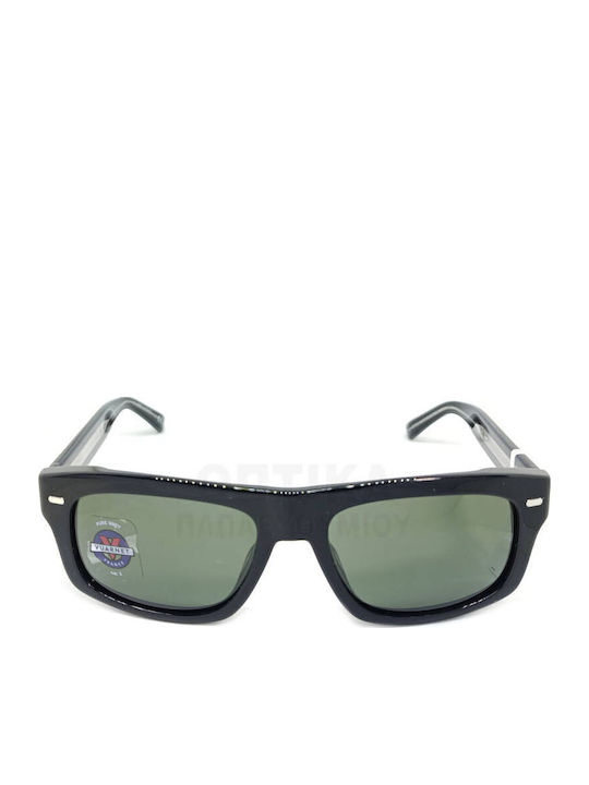 Vuarnet Sunglasses Grey with Horn-Rimmed Frame Vuarnet Sunglasses Grey with Horn-Rimmed Frame