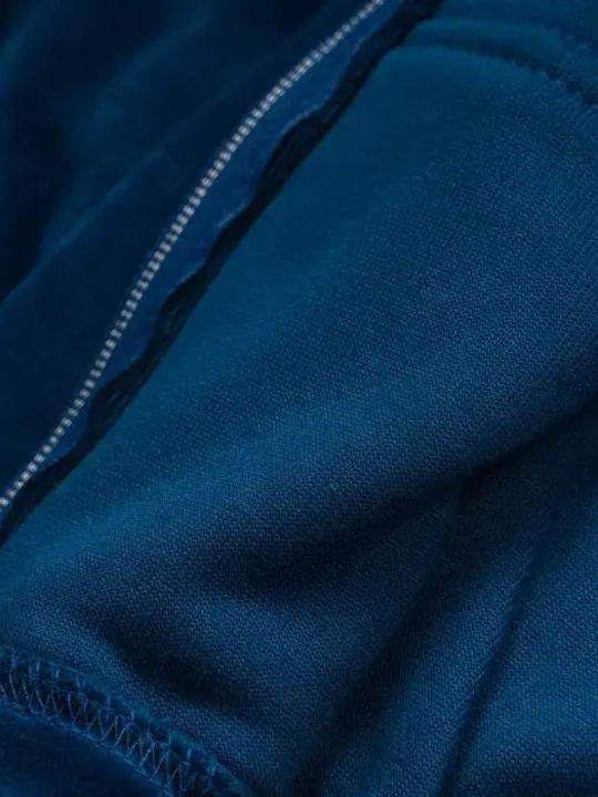 Kids Sweatpants Set With Jacket Blue