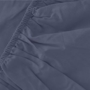 Detexpol Σεντόνι Υπέρδιπλο με Λάστιχο 160x200εκ. Blue