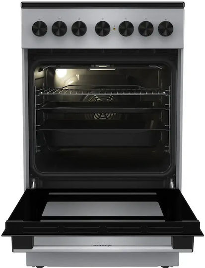 Gorenje Κουζίνα 70lt με Κεραμικές Εστίες Π50εκ. Inox