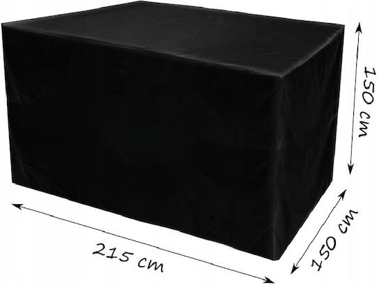 Netz- und Schattengewebe Schwarz 1,5x2,15m
