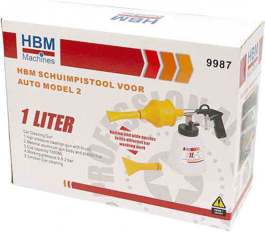HBM Machines Πιστόλι Αφρού Αέρος 1lt