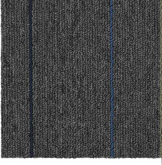 vidaXL Set Plastic Floor with 36 Gray Tiles