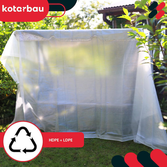 Kotarbau Wasserdichter Planen 120gr/m² 5x2m Licht Typ Transparent