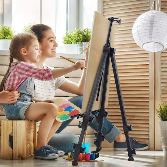 Sevalet Pictură Aluminiu de Exterior – Înălțime Reglabilă 55–158 Cm Ușor Stabil