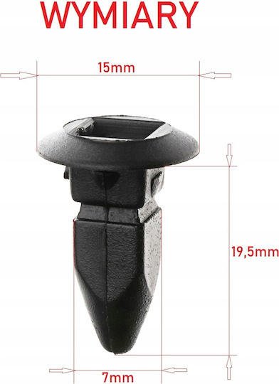 10x Clipsuri Aripă Roată Bara Vw Audi Seat Skoda
