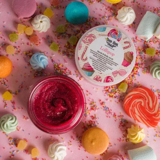 Peeling Σώματος Lollipop Ζάχαρη Κόκκους Ελιάς & Παπαρουνόσπορο 200gr