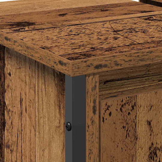 vidaXL Countertop without Sink L60xW35xH50cm Old Wood